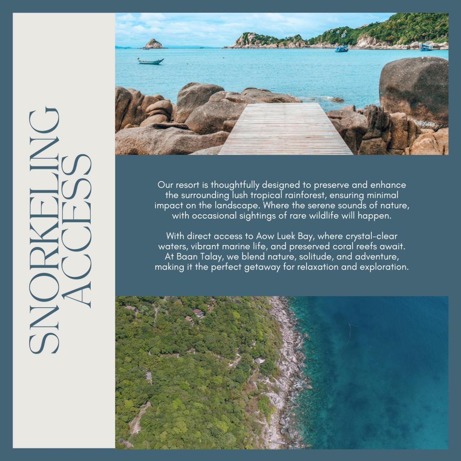 Baan Talay Resort & Yoga Koh Tao Eksteriør billede